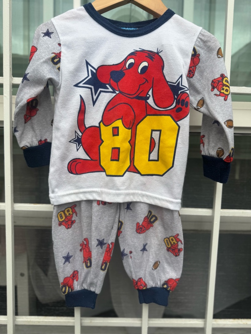 Scholastic Clifford Shirt Navy Blue, Red, White
